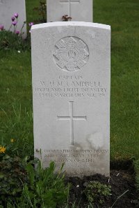 Guards Cemetery Windy Corner Cuinchy - Campbell, William Ulick Middleton