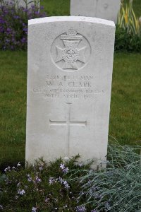 Guards Cemetery Windy Corner Cuinchy - Clark, William Arthur