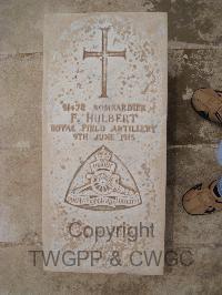 Pembroke Military Cemetery - Hulbert, Frederick