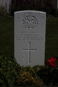 Bertenacre Military Cemetery Fletre - Fulton, J J