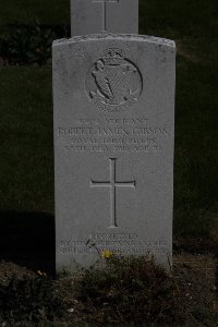 Bertenacre Military Cemetery Fletre - Gibson, Robert James