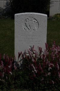 Bertenacre Military Cemetery Fletre - Jamison, James