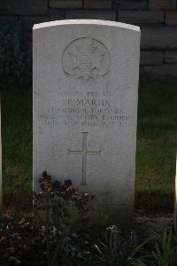 Bertenacre Military Cemetery Fletre - Martin, James Ernest (Jim)