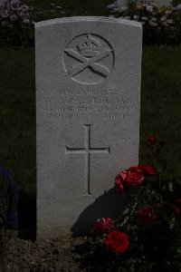 Bertenacre Military Cemetery Fletre - Palfreyman, W A