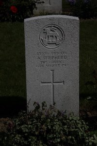 Bertenacre Military Cemetery Fletre - Shepherd, Alexander