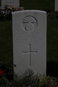 Bertenacre Military Cemetery Fletre - Stanley, A J