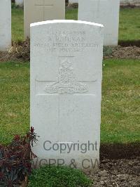 Wulverghem-Lindenhoek Road Military Cemetery - Bevan, A P