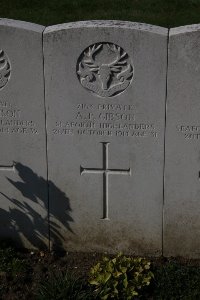 Houplines Communal Cemetery Extension - Gibson, Andrew Punton