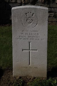 Houplines Communal Cemetery Extension - Lloyd, William Henry