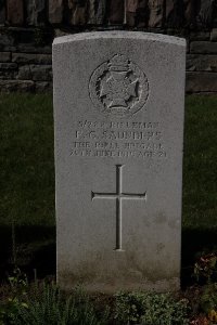 Houplines Communal Cemetery Extension - Saunders, Fredrick Charles