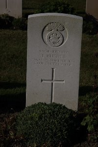 Bois Grenier Communal Cemetery - Hughes, T