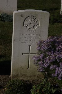 Bois Grenier Communal Cemetery - Scrimshaw, A