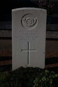 Bois Grenier Communal Cemetery - Ward, T