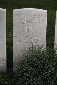 Coxyde Military Cemetery - Baker, Bernard Longueville