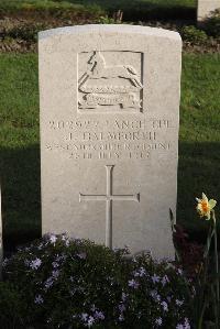 Coxyde Military Cemetery - Balmforth, J