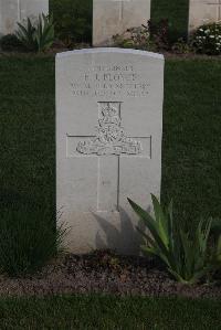 Coxyde Military Cemetery - Bloyce, Fredrick James