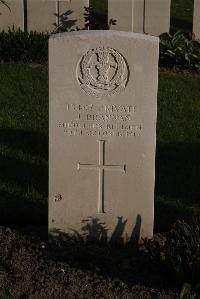 Coxyde Military Cemetery - Brannan, J