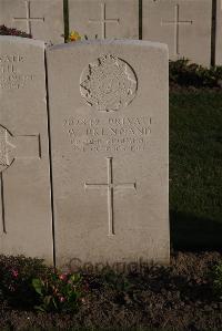 Coxyde Military Cemetery - Brennand, W