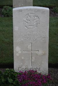 Coxyde Military Cemetery - Brookes, J W