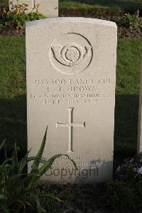 Coxyde Military Cemetery - Brown, Frederick Jesse