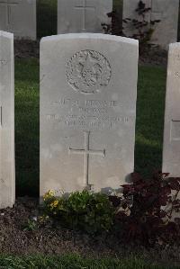 Coxyde Military Cemetery - Brown, John