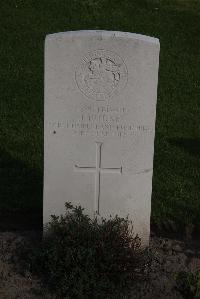 Coxyde Military Cemetery - Burke, J