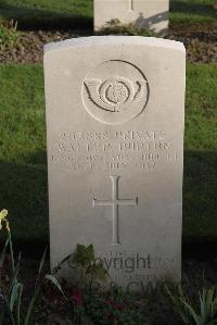 Coxyde Military Cemetery - Burton, W