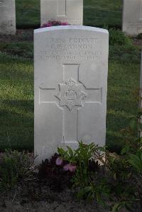 Coxyde Military Cemetery - Cannon, Cecil Robert