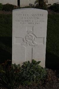 Coxyde Military Cemetery - Clayton, John