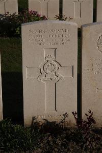 Coxyde Military Cemetery - Egerton, Frank