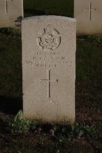 Coxyde Military Cemetery - Glasson, Rex Arthur