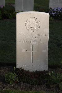 Coxyde Military Cemetery - Gorman, James