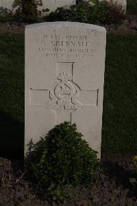 Coxyde Military Cemetery - Greenall, G