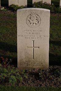 Coxyde Military Cemetery - Hall, George Fewster