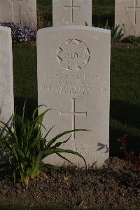 Coxyde Military Cemetery - Irving, C