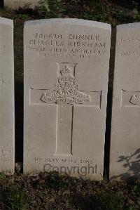 Coxyde Military Cemetery - Kirkham, Charles