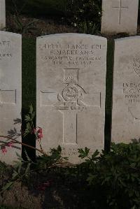 Coxyde Military Cemetery - Markland, Frank