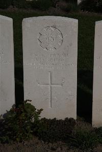 Coxyde Military Cemetery - Morrison, J