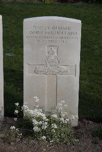 Coxyde Military Cemetery - Mulholland, James