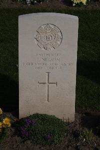 Coxyde Military Cemetery - Nelson, J