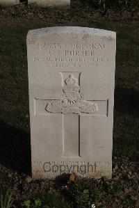 Coxyde Military Cemetery - Purser, Frederick John