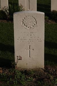 Coxyde Military Cemetery - Rix, George William