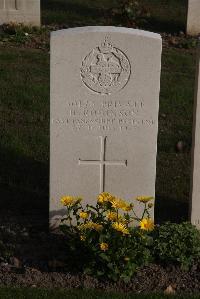 Coxyde Military Cemetery - Robinson, Harry