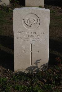 Coxyde Military Cemetery - Ruston, Arthur