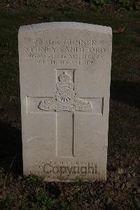 Coxyde Military Cemetery - Sandiford, Sydney