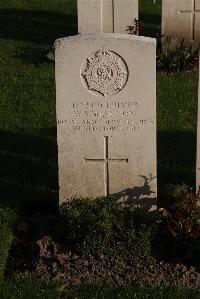 Coxyde Military Cemetery - Shannon, W S