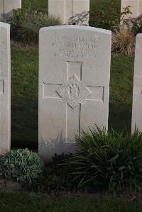 Coxyde Military Cemetery - Valentine, P J