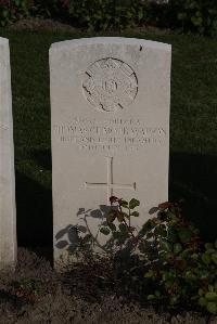 Coxyde Military Cemetery - Watson, Thomas Gilmour