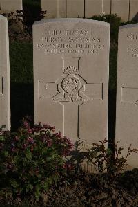 Coxyde Military Cemetery - Weyman, Percy