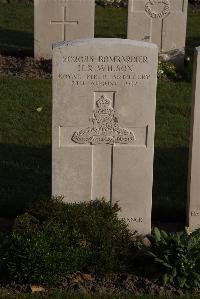 Coxyde Military Cemetery - Wilson, Harry Rudolph